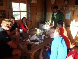 Mit den Jungbauern auf der Schaferhitte